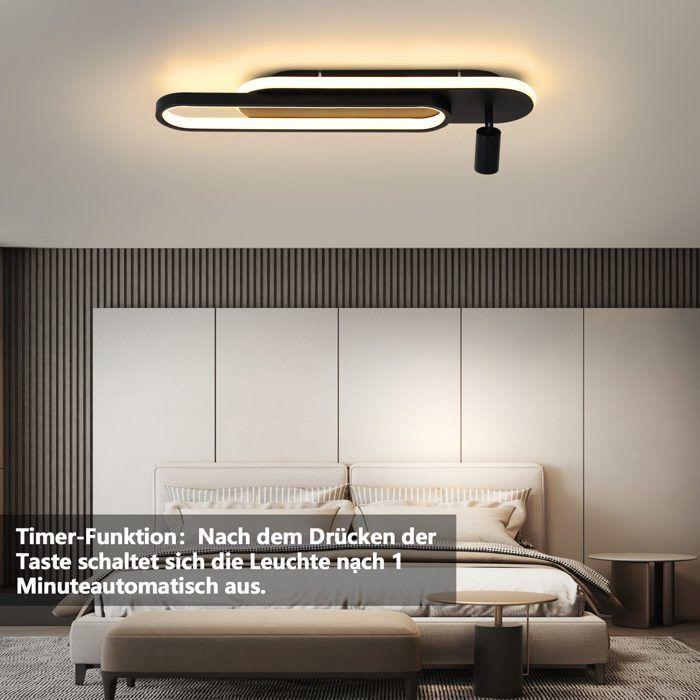 Plafonnier LED - NETTLIFE - 46W - Dimmable - Télécommande - Noir