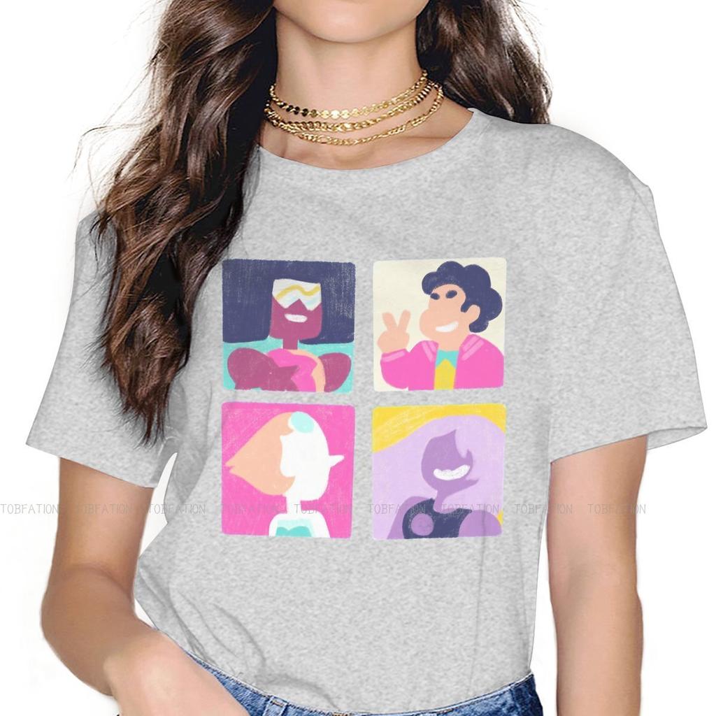Steven Universe Animation Science Fiction Tshirt For Unisex Girl 5xl Crystal Gems Boxes Humor Leisure Sweatshirts T Shirt Novelty