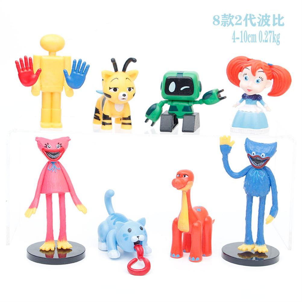 Game Characters PVC Doll Cartoon Cake Figure Ornaments Sausage Monster Collecting Toys for Anime Fan