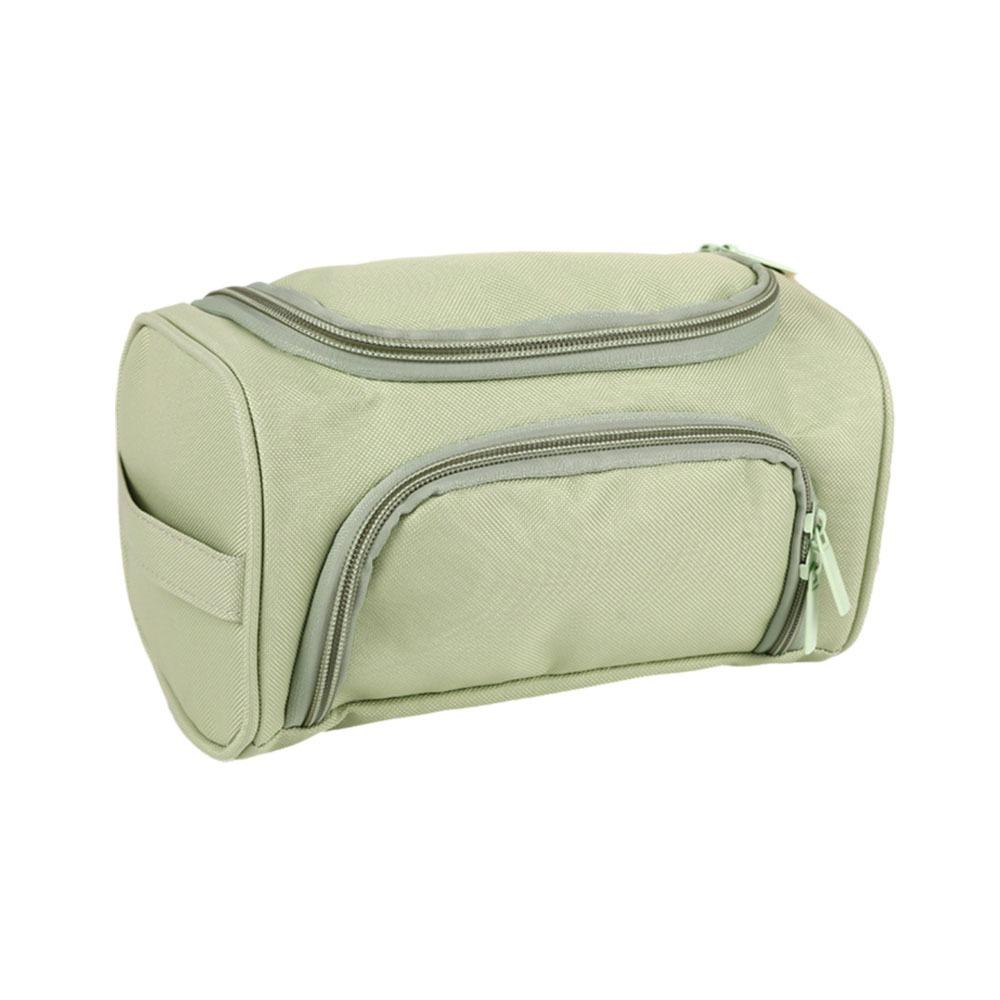 

Oxford Cloth Double-Layer Pencil Case Large Capacity Stationery Organizer Pencil Bag for Home зелёный