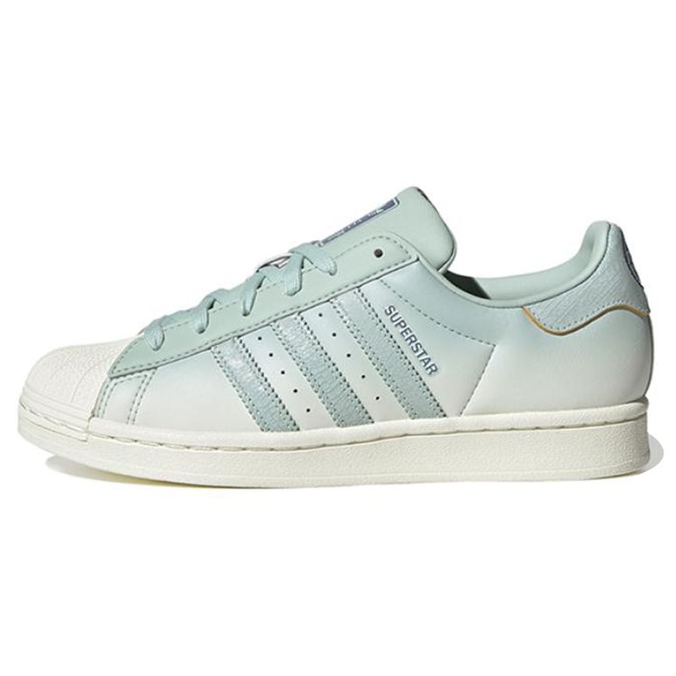 Adidas Originals Superstar Durable Low-Top Sneakers Women Sneakers Blue White IF0506