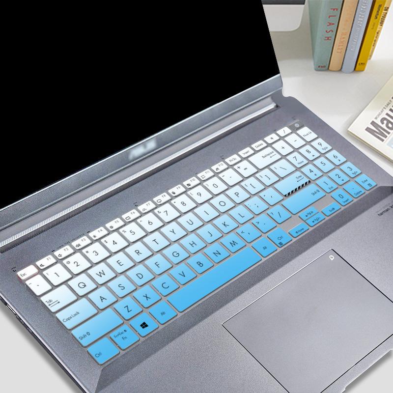 Silikonová ochranná fólie na klávesnici pro ASUS Vivobook Pro 15 Kryt klávesnice pro ASUS Vivobook Pro 15