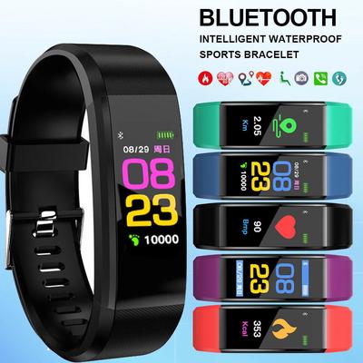 fitness smart watch activity tracker womenmen kids fitbit android ios heart rate
