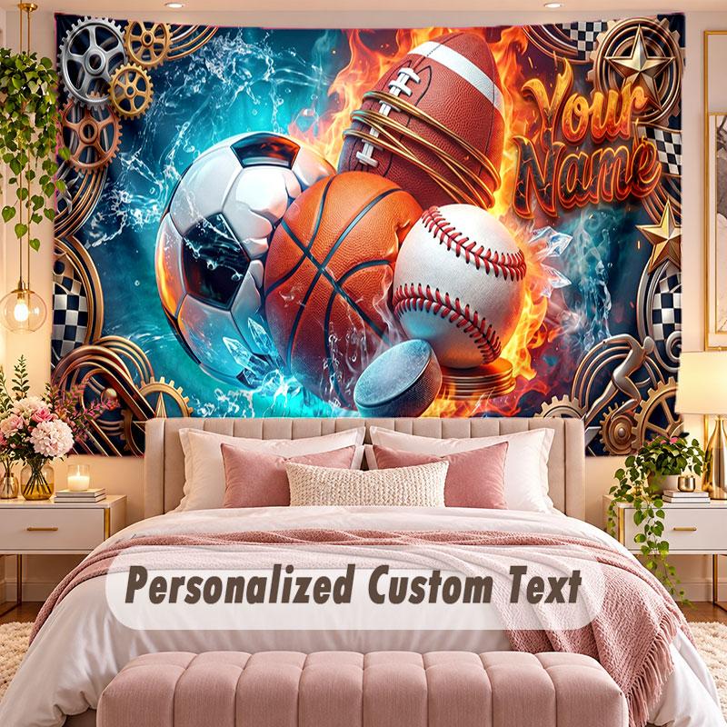 Other Similar Designs (121) Theme Wall Tapestry Customized With Name Text Personalized Hanging Tapestry For Bedroom Living Room Decor
