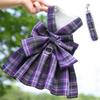 Pet Dog Harness With Skirt Design Small Breeds - Adjustable Chest Belt Leash Teddy Pomeranian