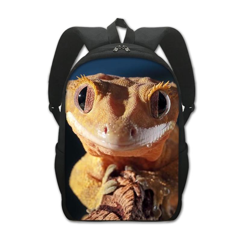 Backpack for Teenager Boys Girls Pet Reptile Lizard Daypack Children School Bags Kids Book Bag