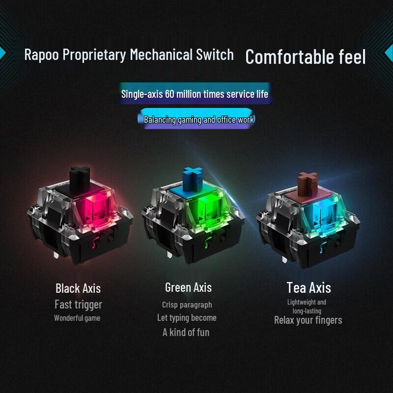 Rapoo V700RGB Alloy Edition Wired Mechanical Keyboard