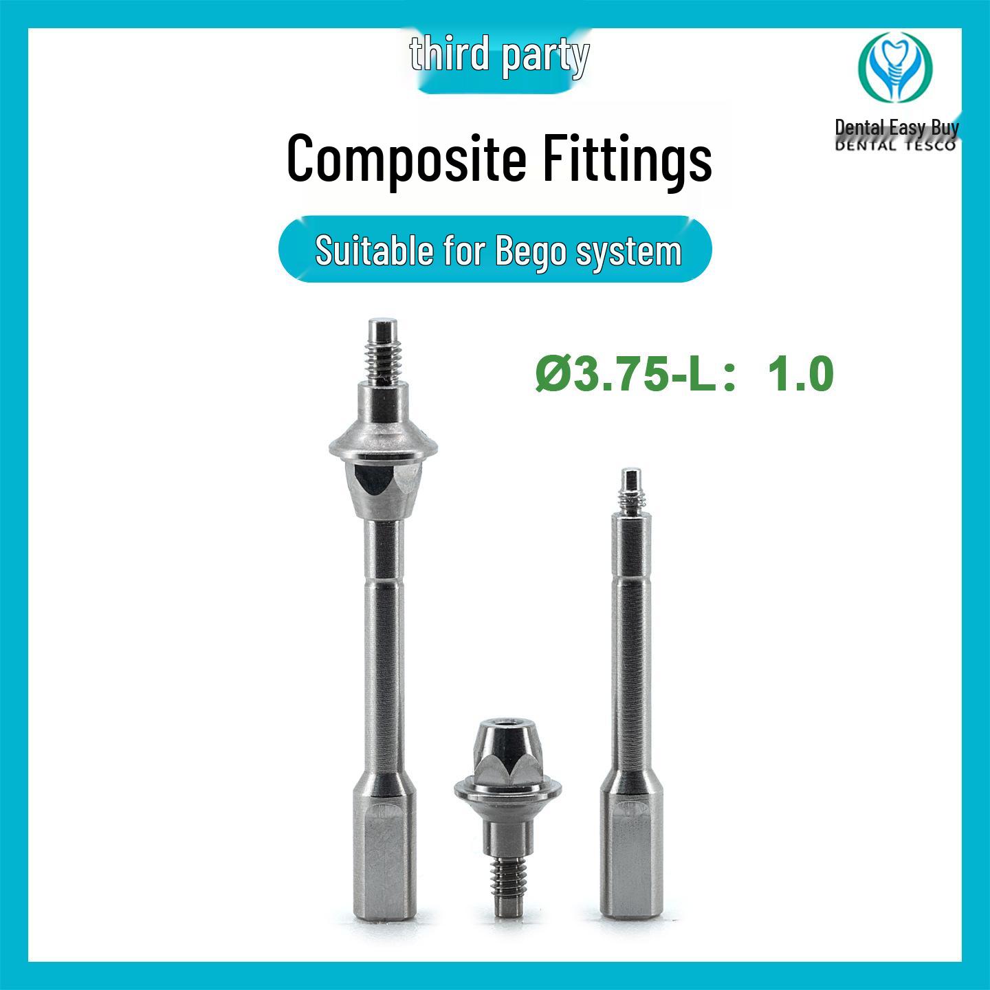 Bego Композитный Базовый Абатмент Имплантат для Немедленной Нагрузки Прямоугольный Заменитель Трансферная Крышка