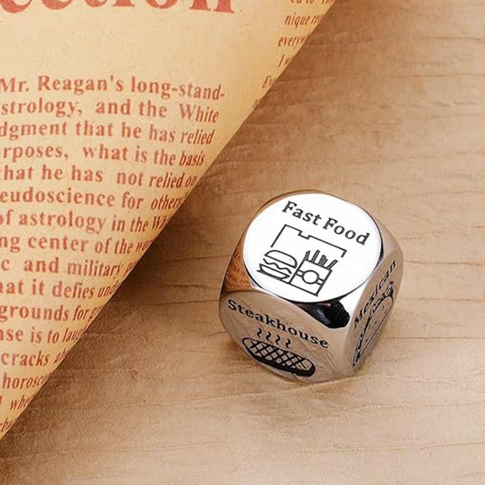 1pc Take Out Dice Date Night Dice for Couples Funny Anniversary Food Cube Game Husband Wife