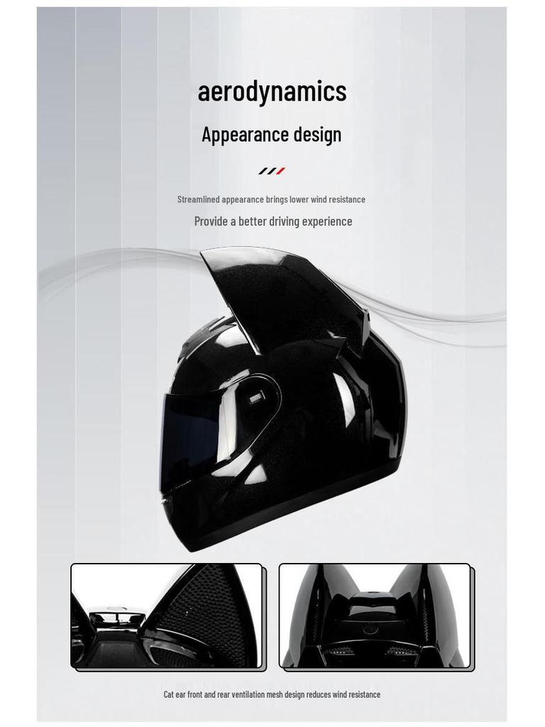 Universal Full-Face Motorcycle Helmet for Men & Women – 3C Certified, National Standard, In Stock