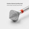 Diamond Rhombus Nail Grinding Head Shaping Tool