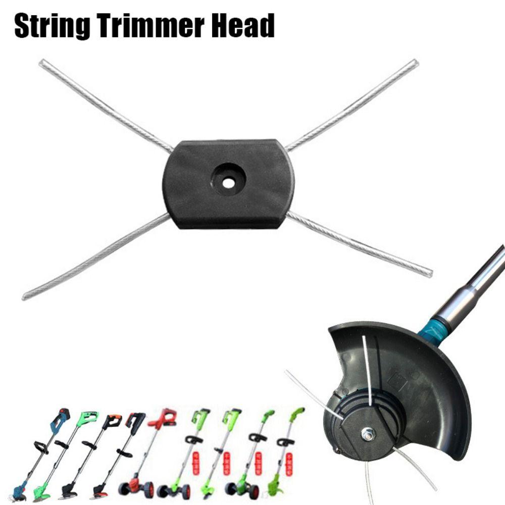 1Pcs Steel Wire Line String Trimmer Head for Cordless Grass Trimmers Easy To Install Head Replacement Garden Accessory