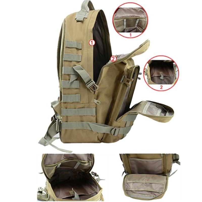 Men's Outdoor Hiking Backpack Mountaineering 3P Sports Bag Waterproof Folding Backpack