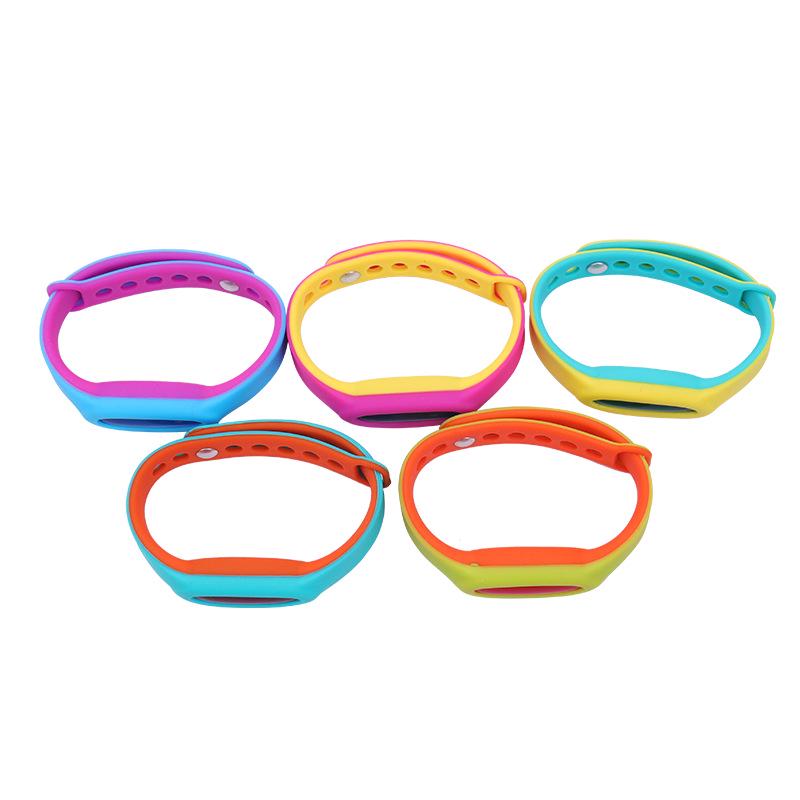 Adjustable Citronella Silicone Bracelet: Essential Oil Mosquito Repellent for Adults, Infants, and Children