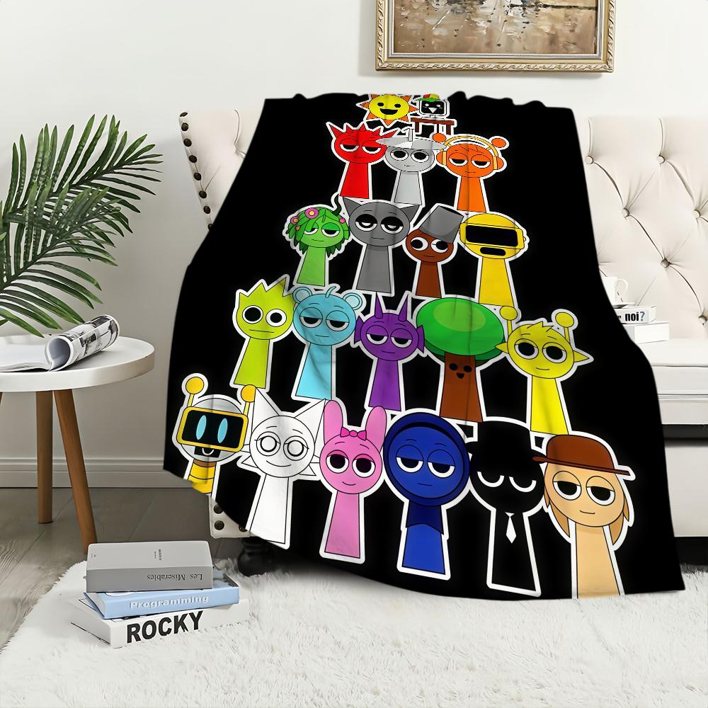 Classic Game I IncrediboXS S SprunkiS Blanket For Soft Throw Blanket for Picnic BedSofa Home Bedroom Cozy Warm Comfortable