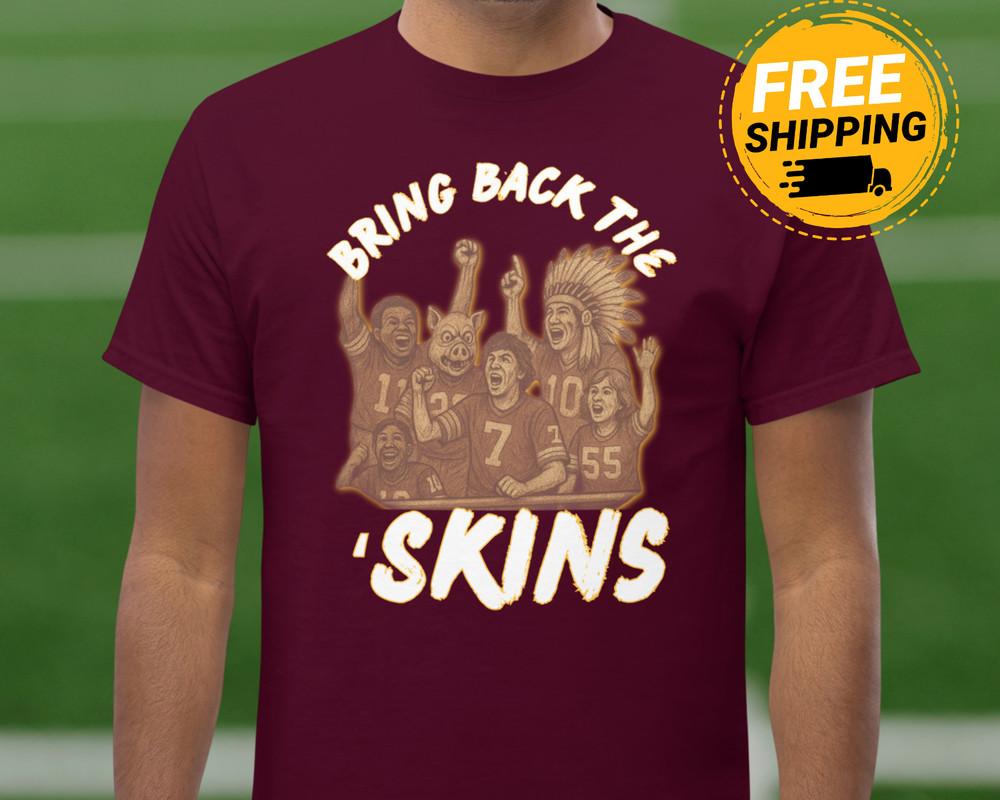 

NEW Redskins Shirt Anti Commanders Bring Back The Skins TShirt Unisex Tee Unisex T-Shirt M
