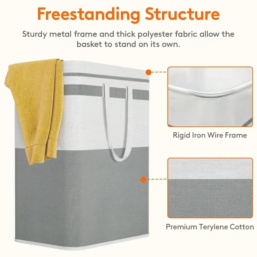 Waterproof Dirty Clothes Basket Simple Large Capacity Storage Box Simple Foldable Dirty Clothes Basket Easy To Store Storage Bag