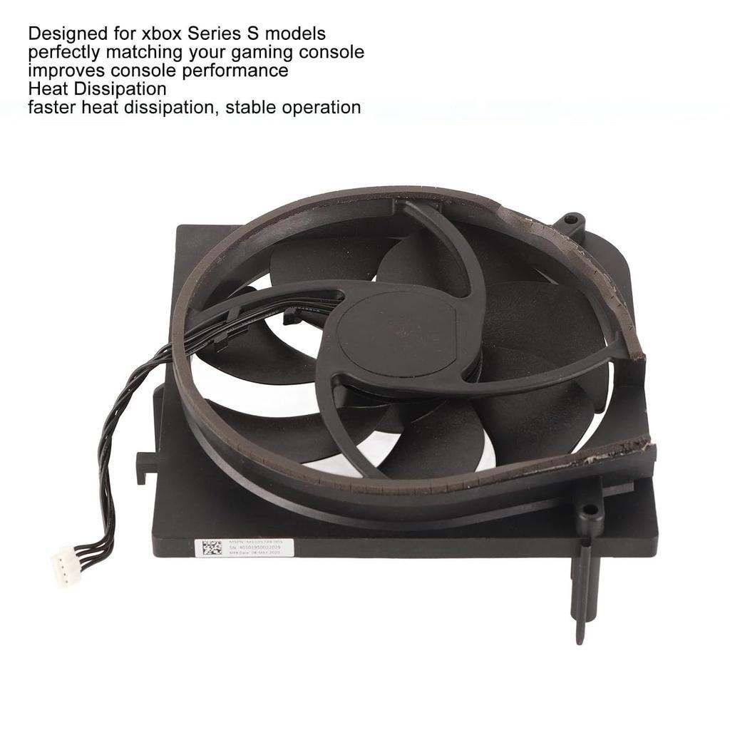 Interner Lüfter, Lüfterersatz für Xbox Series X – Hochleistungs-CPU-Kühllüfter-Ersatz mit Kühlkörper, 7-Blatt-Design für Spiele