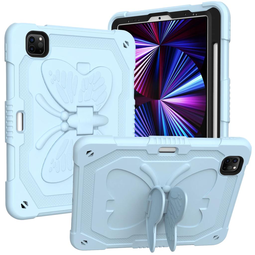 Butterfly Stand Case for IPad Air 2 3 4 5 Pro 2025 7th 8th 9th 10th 11th Generation 11 10.2 10.9 Inch Mini 6 Tablet Case Cover