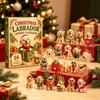 2D Acryl 24-teiliger Tier-Adventskalender Weihnachtskalender Labrador Geschenk