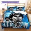 SSC Napoli  Pattern Bedding Quilt Set Quilt Cover Pillowcase Home Decoration Birthday Gift (1 * Duvet Cover + 2 * Pillowcase, Without Core)