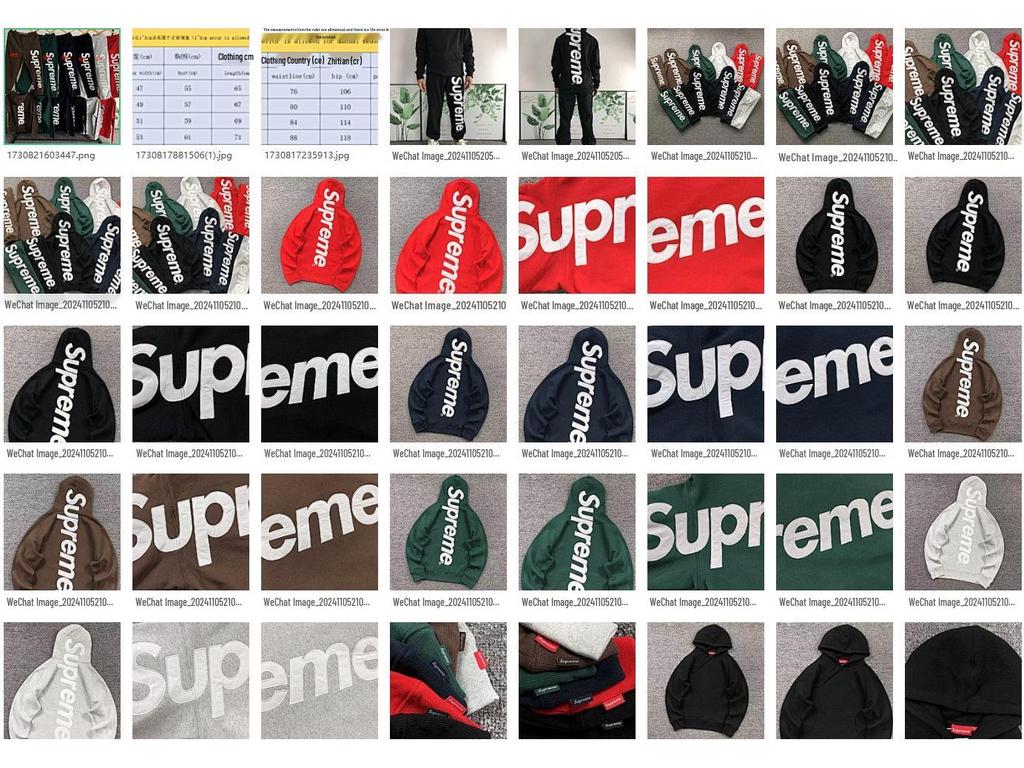 25SS Supreme Trendige Marke Kapuzenpullover mit Fleecefutter und großem Logo