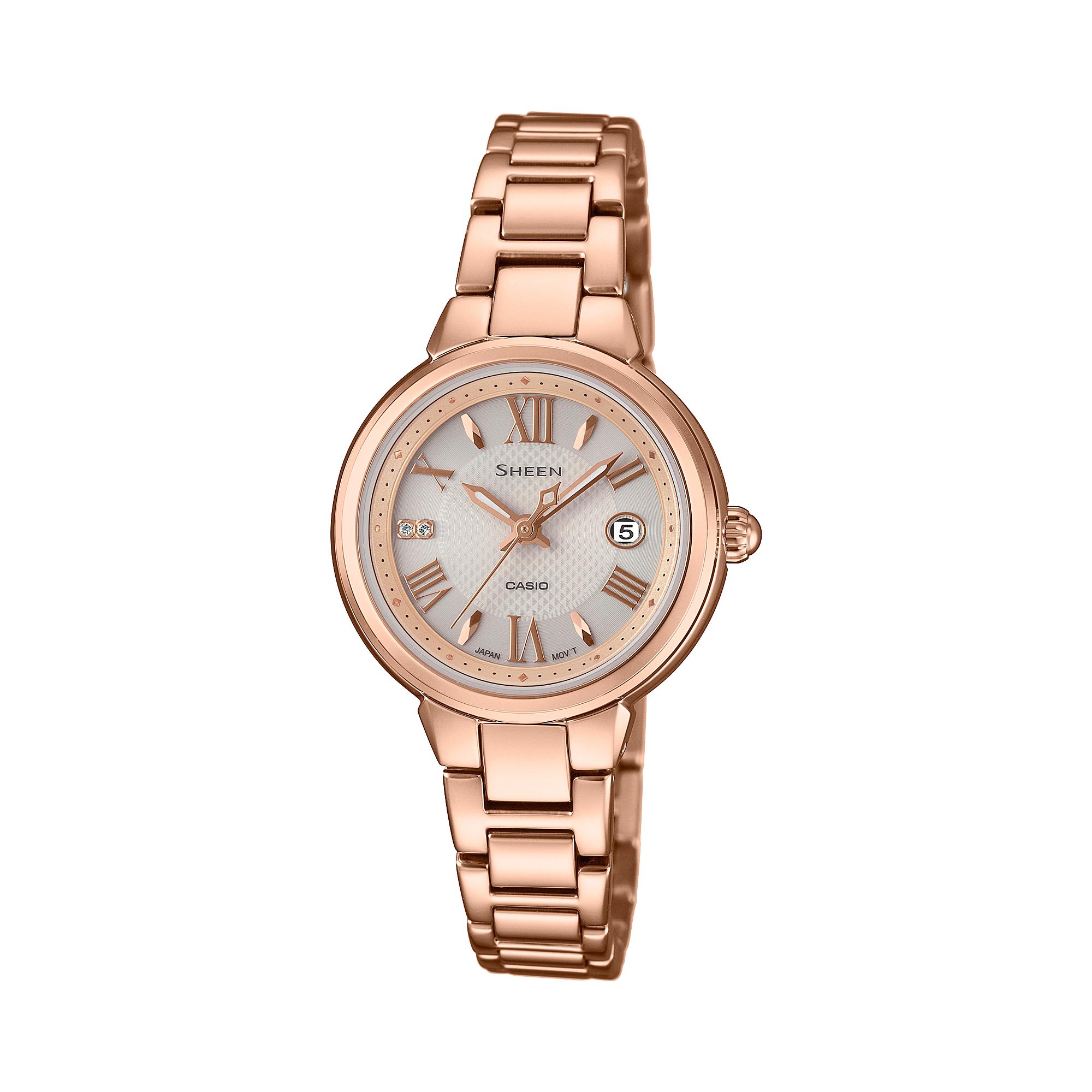 

Casio Men s 50M Water Resistant Analog Quartz Watch SHE-4516SBG-9A золотой