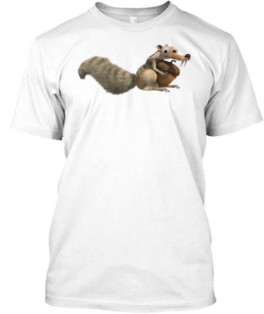 Eiszeit Scrat Eichhörnchen T-Shirt Hergestellt in den USA Größe S bis 5XL