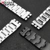 For Swatch solid core metal bracelet  concave convex watch chain YCS Yas YGS iron men and women's steel watchband ceramic strap