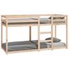Vidaxl Cama Litera, 80X200 Cm, Madera Maciza de Pino