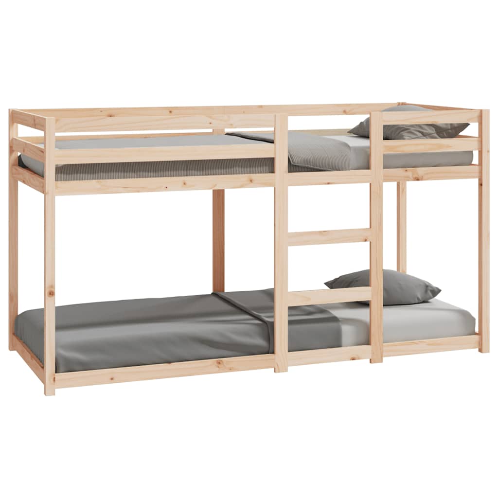 Vidaxl Cama Litera, 80X200 Cm, Madera Maciza de Pino