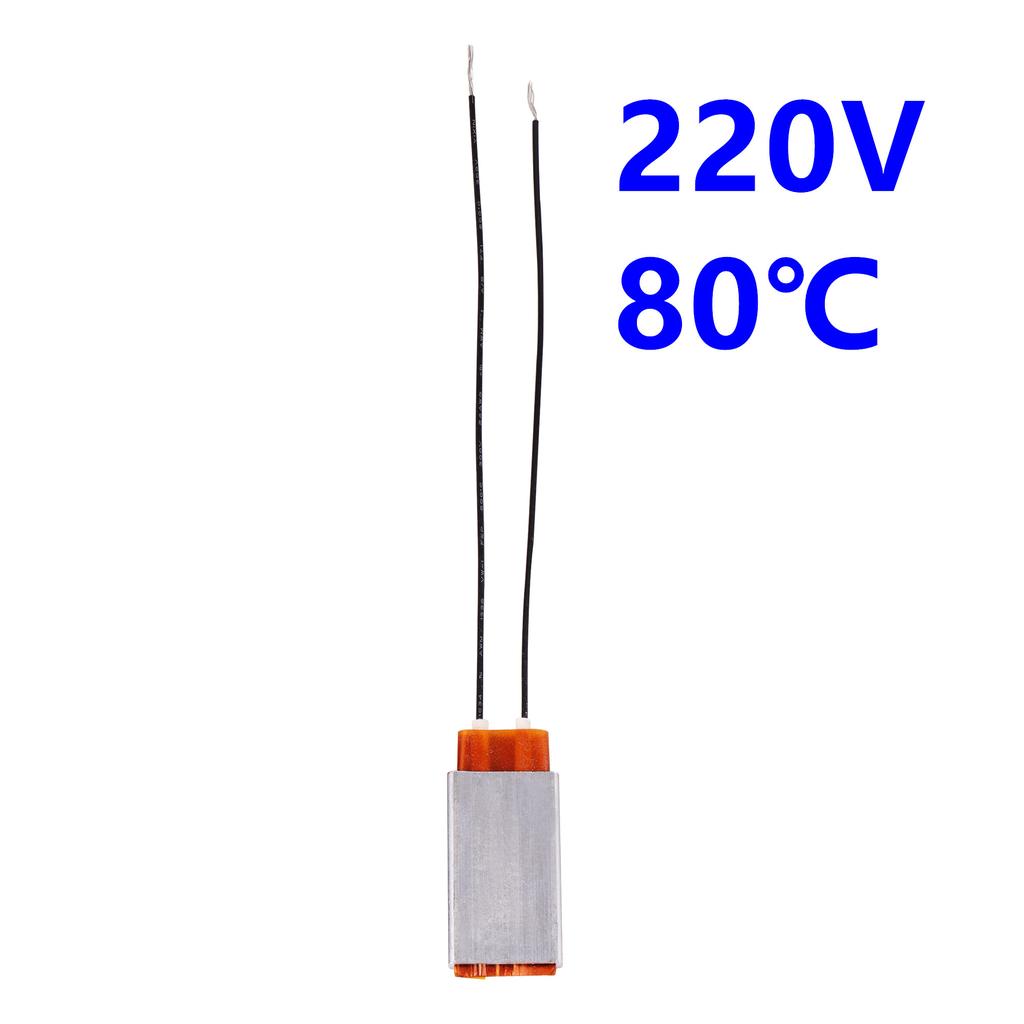 220V/12V 80-220 Degrees Celsius PTC Heaters Heating Element Hair Dryer Accessories Curlers Heater Poultry Incubator 1 Pc
