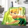1pc T-Tinkerbell1 Blanket, Gift, for Men and Women, Soft Blanket, Good for Sofa Bed Couch Travel, Lightweight Flannel Blanket
