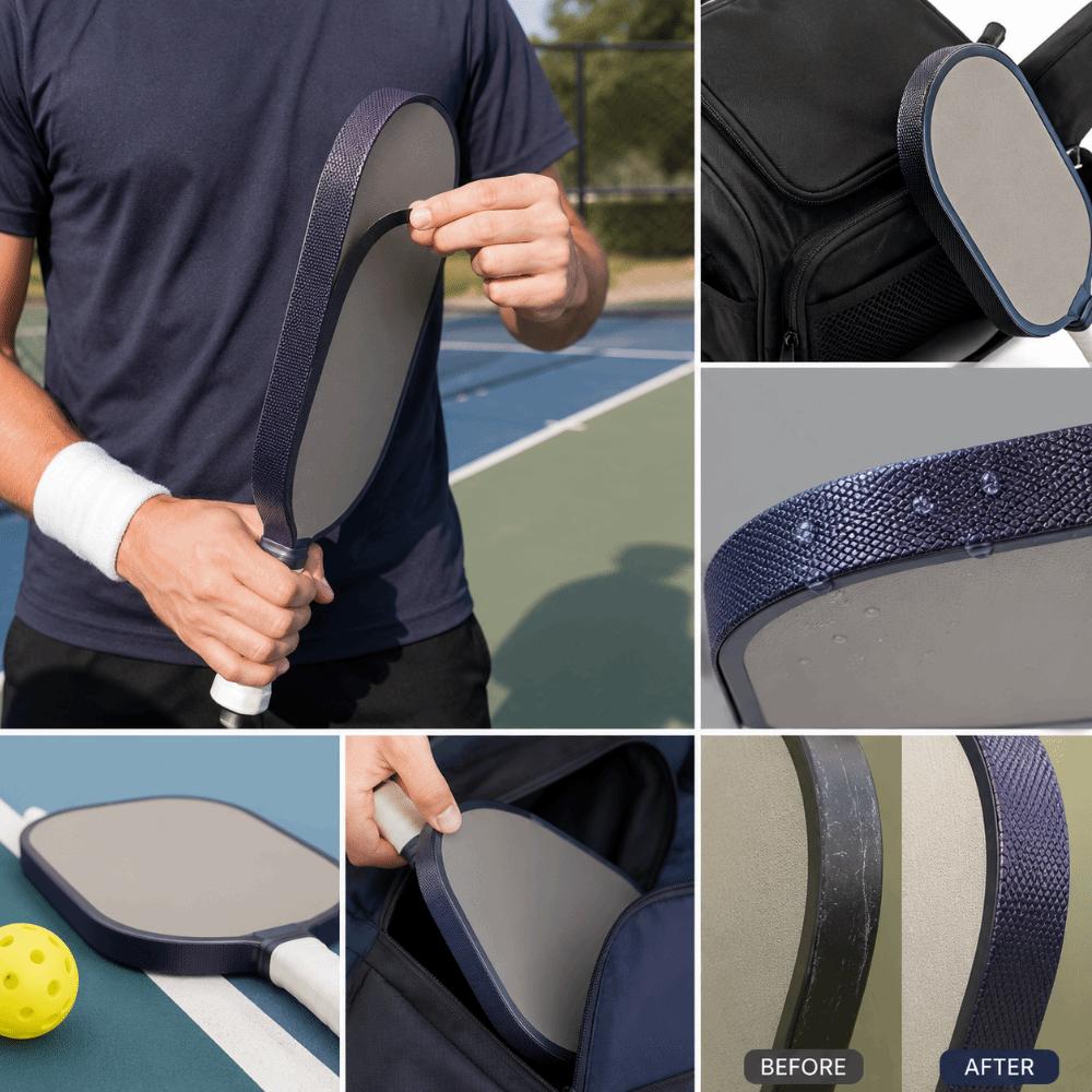 Universal Pickleball Racket Edge Sticker Scratch-proof Frame Protective Tape Training