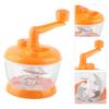 Tritaverdure Manuale PP Acciaio Inossidabile Grado Alimentare Compatto Portatile Tritaverdure per Cucina Ristorante 6 Lame