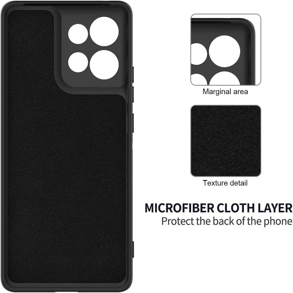 Moderne Unifarbene Stoßfeste Schutzhülle aus Flüssigsilikon für Moto Edge 70/Edge60 Pro/Edge50 Pro/Edge 50 Fusion