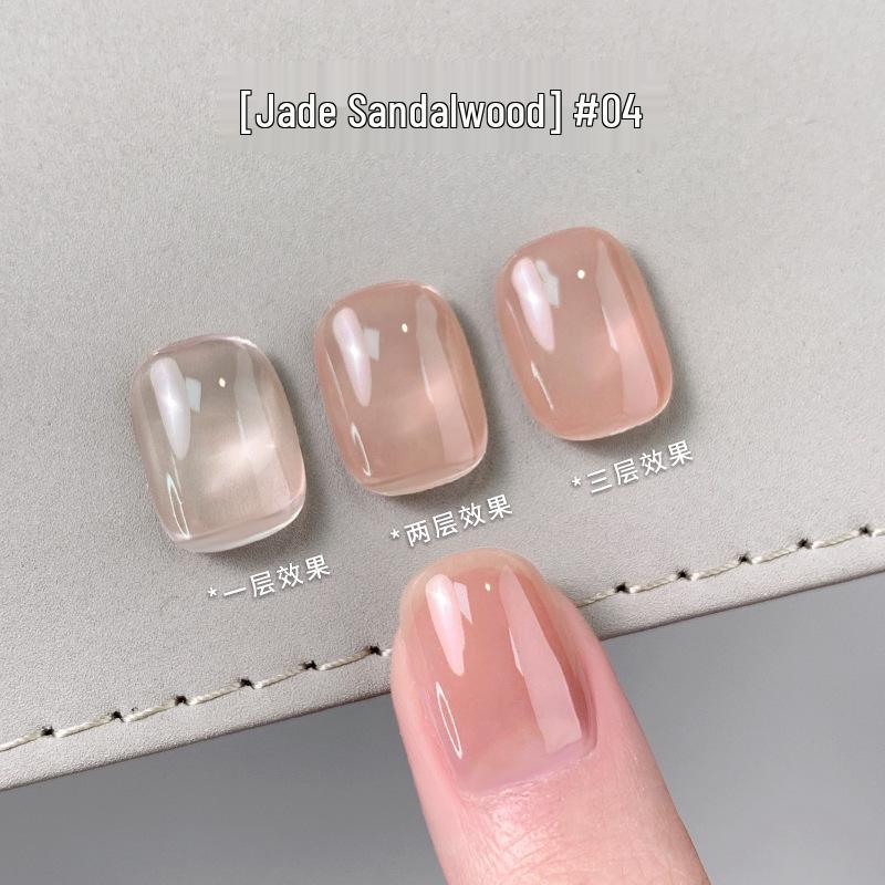 

2024 Autumn/Winter Kanroji Nude Nail Polish Gel: Pure Desire Whitening Transparent