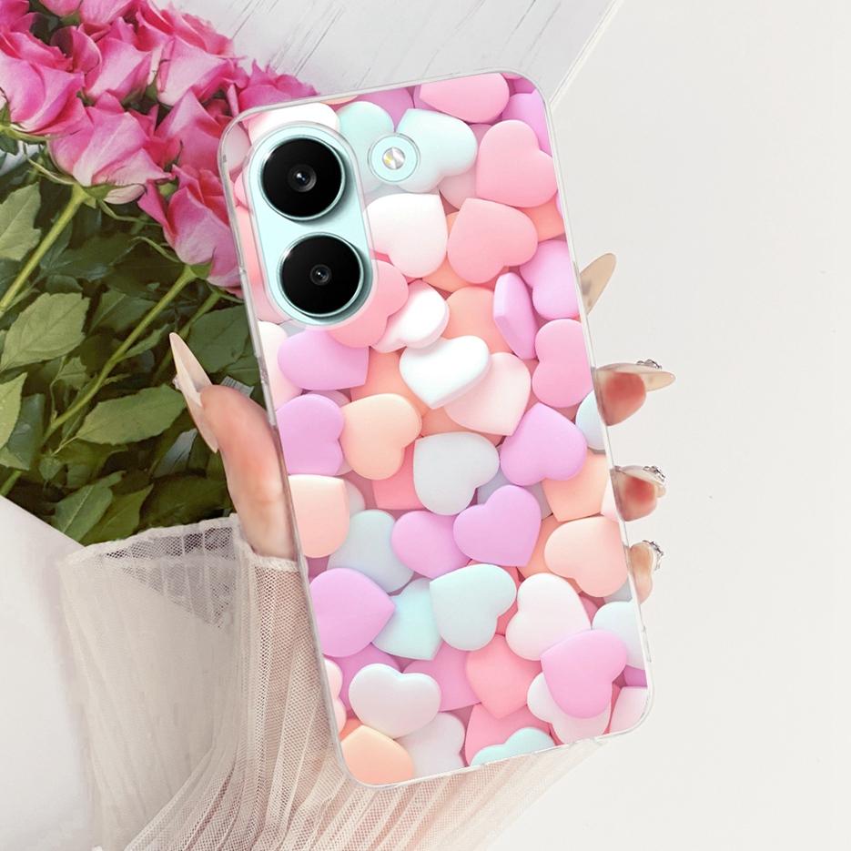 For Xiaomi Poco X8 Pro 5G Case Cute Love Heart Painted Cover Soft Slim Phone Case For Xiaomi Poco X8 Pro Max PocoX8 Pro 5G Shell
