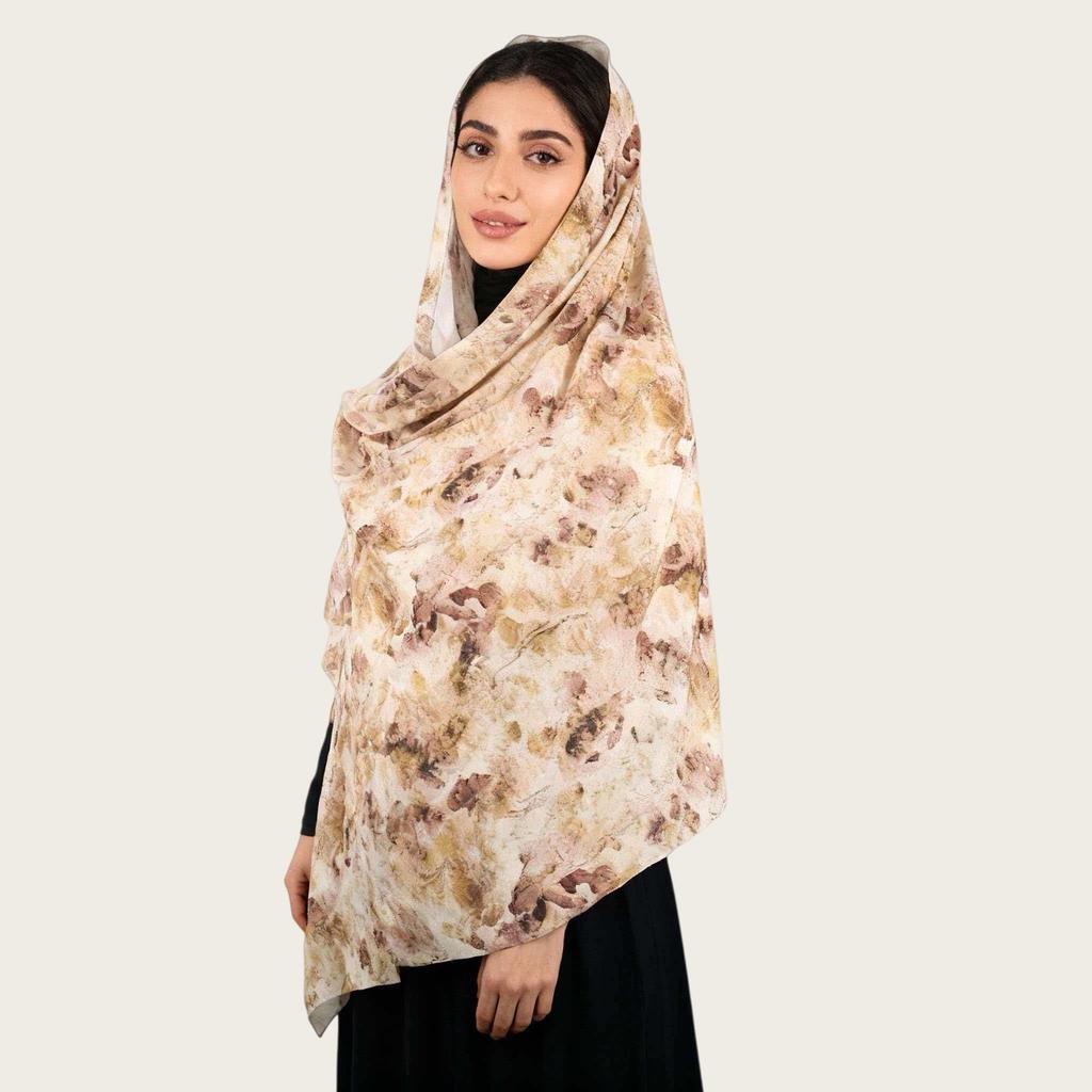 Super Soft Italian Elastic Watercolor Headscarf - 2026 Spring/Summer Collection