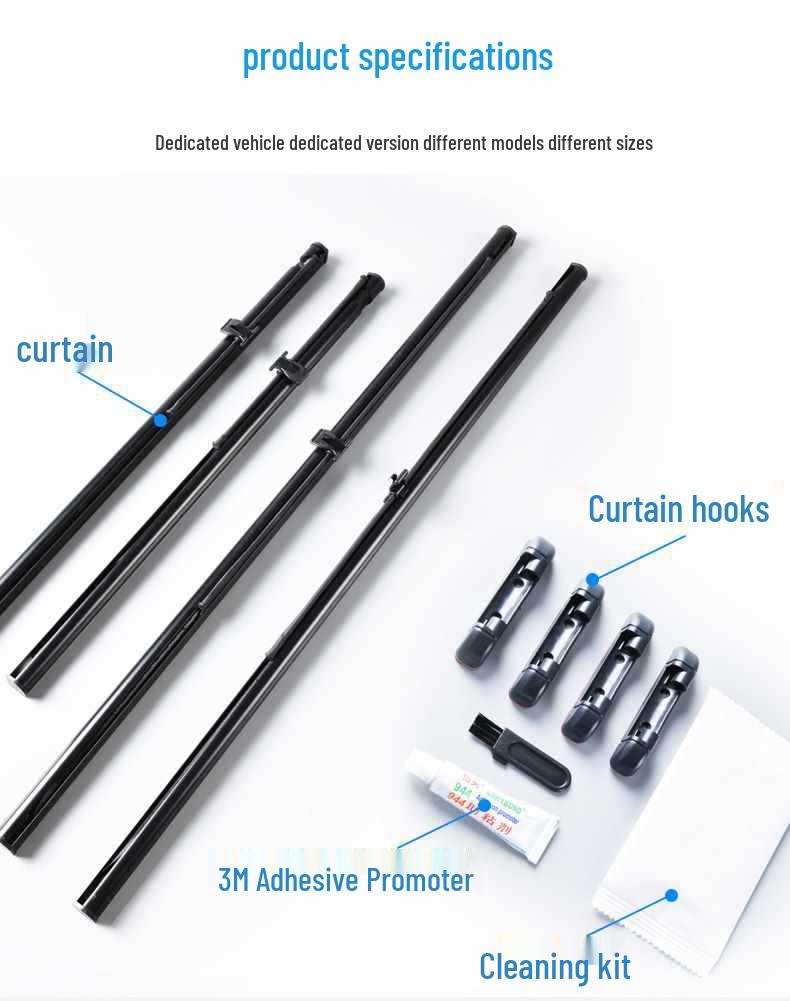 Automatic Car Window Sunshade Curtains - Heat Insulation and Sun Protection