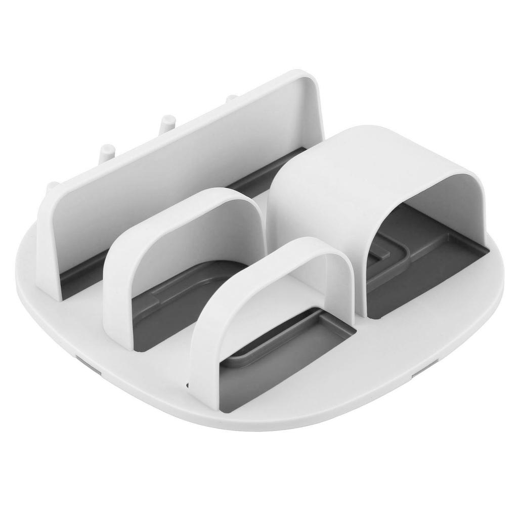 Pudełko do przechowywania do montażu na ścianie Powiększona pojemność Kształt dysku PP PS Stabilne Mocne Montaż bez gwoździ Samoprzylepny