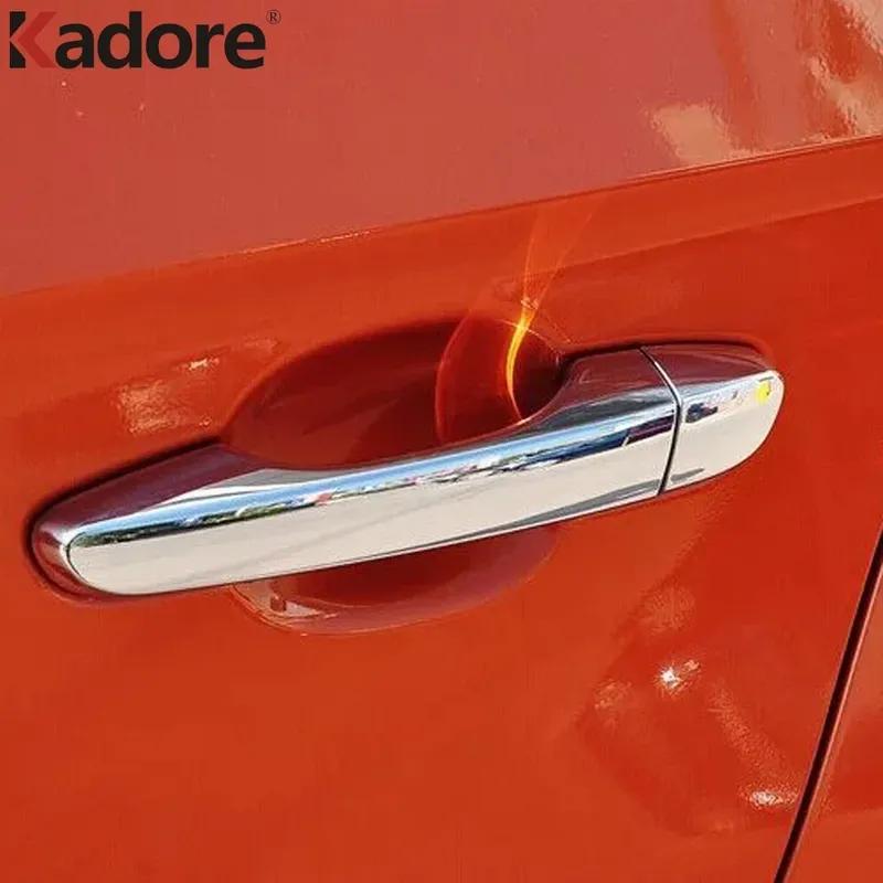 For Hyundai Cantus Creta Ix25 2014 2015 2016 2017 2018 Chrome Car Door Handle Cover Trim Side Handles Catch Cap Accessories