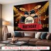Party Backdrop Flat Cool Drum Photo Booth Background Birthday Party Decor