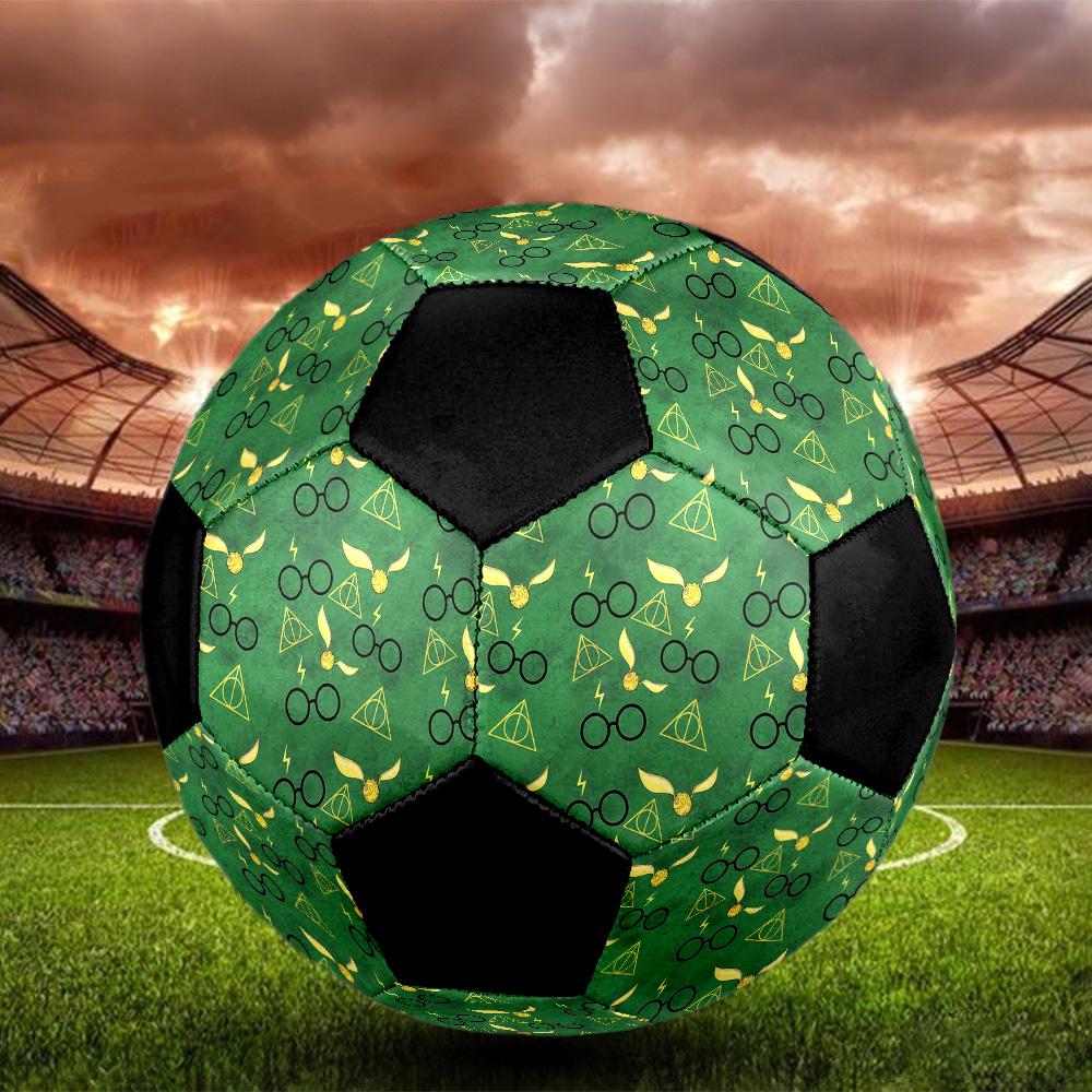 Harry Potter Soccer Ball Colorful All Ages Machine Stitched PVC Competition Ready Durable High-Bounce.SIZE5