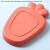Adorable Strawberry Shape Fruit Plate Bright-colored Bright-colored Plastic Food Plate Home