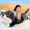 Husky Adorable Lying Pose Plush Toy Girls Bedtime Sleep Companion Holiday Gift