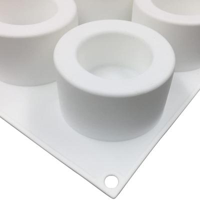 6 fächer Silikon Pudding Tasse Kuchen Form Französisch Dessert Mousse Kuchen Form