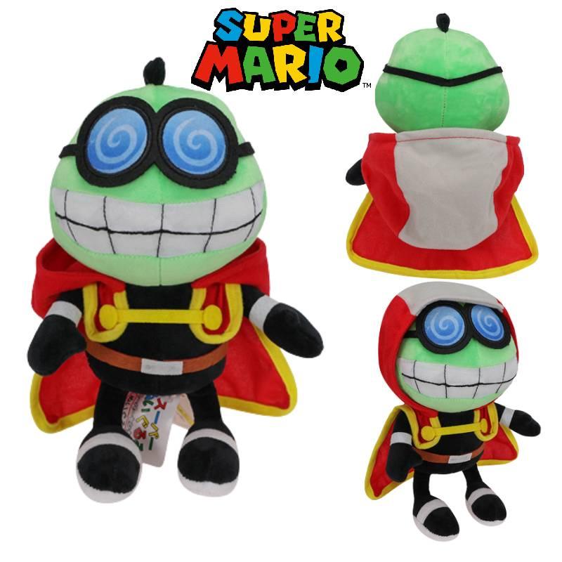 Mario Plüschtier mit Umhang Lustige und entzückende Stoffpuppe mit Brille