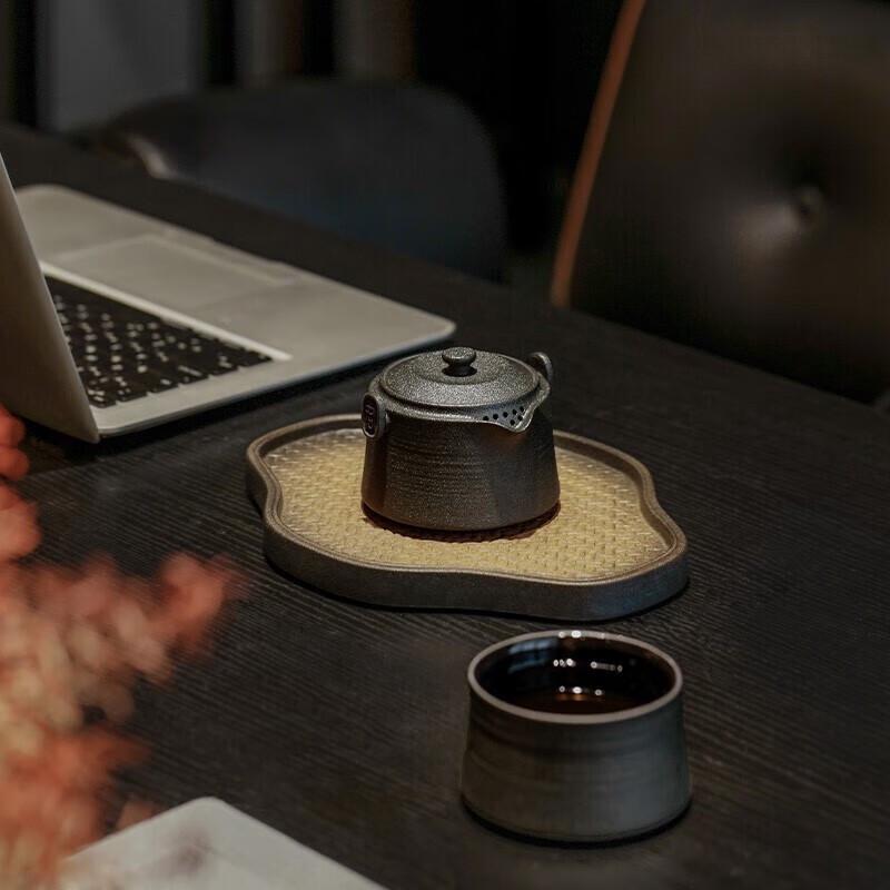 Edenus Black Iron Glaze Portable Kung Fu Tea Set