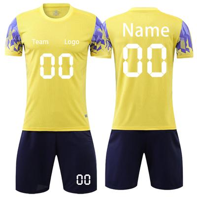 Custom Soccer Jersey Set for Men and Youth Personalized Team Uniform with and Number Breathable Sportswear